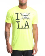 Men City Love La Premium Tee Yellow Large