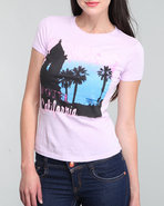 Women Hotel California Tee Pink X-Large