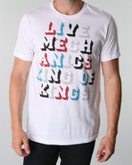 Men King Of Kings Lm Tee White X-Large