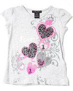 Girls Love Tee (4-6X) Light Grey 4
