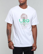 Lrg Men Tree Life Knit S/S Tee White Small