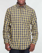 Men Multi Plaid W/ Chest Pocket Butto/ N-Down Yell