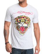 Men Tiger S/S Tee Grey X-Large