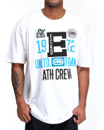 Men Athletic Crew Tee White X-Large
