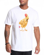 Men Chicken Nugget Tee White Large