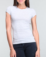 Women Short Sleeve Crew Neck Tee Small