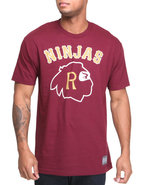 Men Native Crest T-Shirt Red X-Large