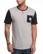 Men Juice S/S Knit Tee Grey Medium