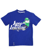 Lrg Boys Keep On Learning Tee (4-7) Blue 7