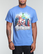 Men Marvel Avengers Full Team Tee Blue Xx-Large