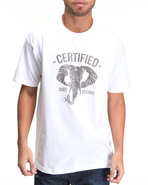 Men Union Print Tee White Medium