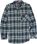 Quiksilver Bunga Bunga Plaid Mens Flannel Shirt