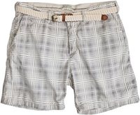Scotch & Soda Light Grey Geo Walkshort Mens Shorts