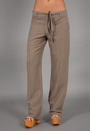 Wide Leg Pant in Bark