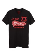 Goldwing 73 Motorbike Short Sleeve Tee in Black