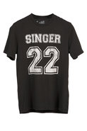Local Celebrity SINGER22 Short Sleeve Tee in Black