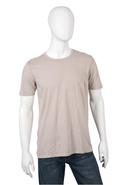 short sleeve pigment wash crew tee in khaki