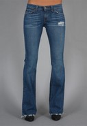 Bell Bottom Jean in Stone Wash