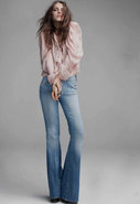 Angie Super Flare Jeans in Revival
