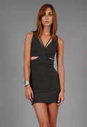 Spaghetti Strap Cut Out Dress in 2 Colors