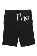 Rebel Yell Fleece Shorts in Black