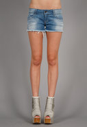 Denim Camilla Cut Off Shorts in Butterfly Kisses