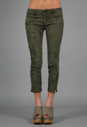 Rockstar Denim Cropped Welt Pocket Jean in 2 color