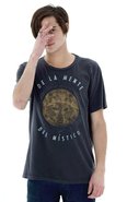 Ever Mistico Graphic Tee in Off Black