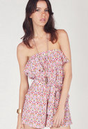 Sophie Romper in Pink Multi