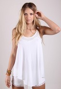 Catalina Tank in White