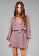 Wrap Dress in Mauve