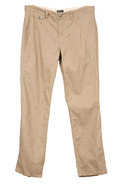 Burkman Bros Dobby Print Chino in Khaki