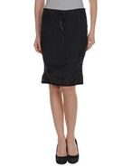 MARITHE' F. GIRBAUD Knee length skirts - Item 3518