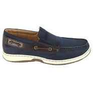 Outboard Shoes (Navy/Brown) - Men's Shoes - 10.5 M