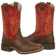 Western Roper Boots (Tobacco/Red) - Men's Boots - 