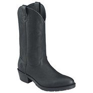 12  AG7 Work Western Boots (Black) - Men's Boots -