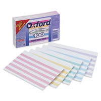 (R) Color Bar Ruled Index Cards, 4in. x 6in., Pack