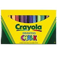 (R) Drawing Chalk, Assorted Colors, Box Of 12