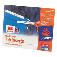 (R) Worksaver(R) Tab Inserts For Hanging File Fold
