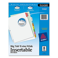 (R) Worksaver(R) 30% Recycled Big Tab Insertable D