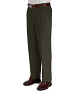 Wrinkle-Resistant Cotton Twill Pleated Front Pants
