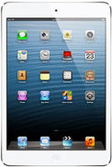 White iPad Mini With Wi-Fi + Cellular 16GB For Ver