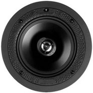 White Disappearing 6.5   In Ceiling Loudspeaker - 