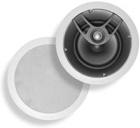 White Round 2-Way In-Ceiling Loudspeaker - SC60