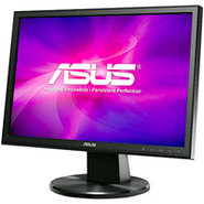 Asus 19   Black LED Computer Monitor - VW199T-P