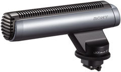 Shotgun Camcorder Microphone In Graphite Silver Fi