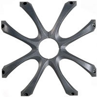 10   Square Cast Aluminum Subwoofer Grille - 08GL7