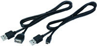 Black 1 Meter USB Extension Mounting Kit - CA-U1EX