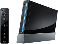Wii Black Video Game System Bundle - WIIRVKSKAAU