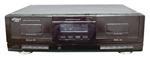 Dual Stereo Cassette Deck w/Tape USB to MP3 Conver